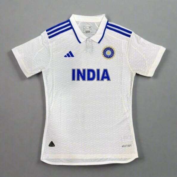 INDIA TEST CRICKET JERSEY PLAYER VERSION