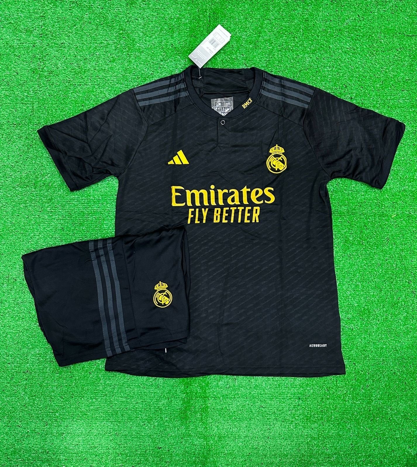 REAL MADRID THIRD 23-24 JERSEY KIT JERSEY AND SHORTS