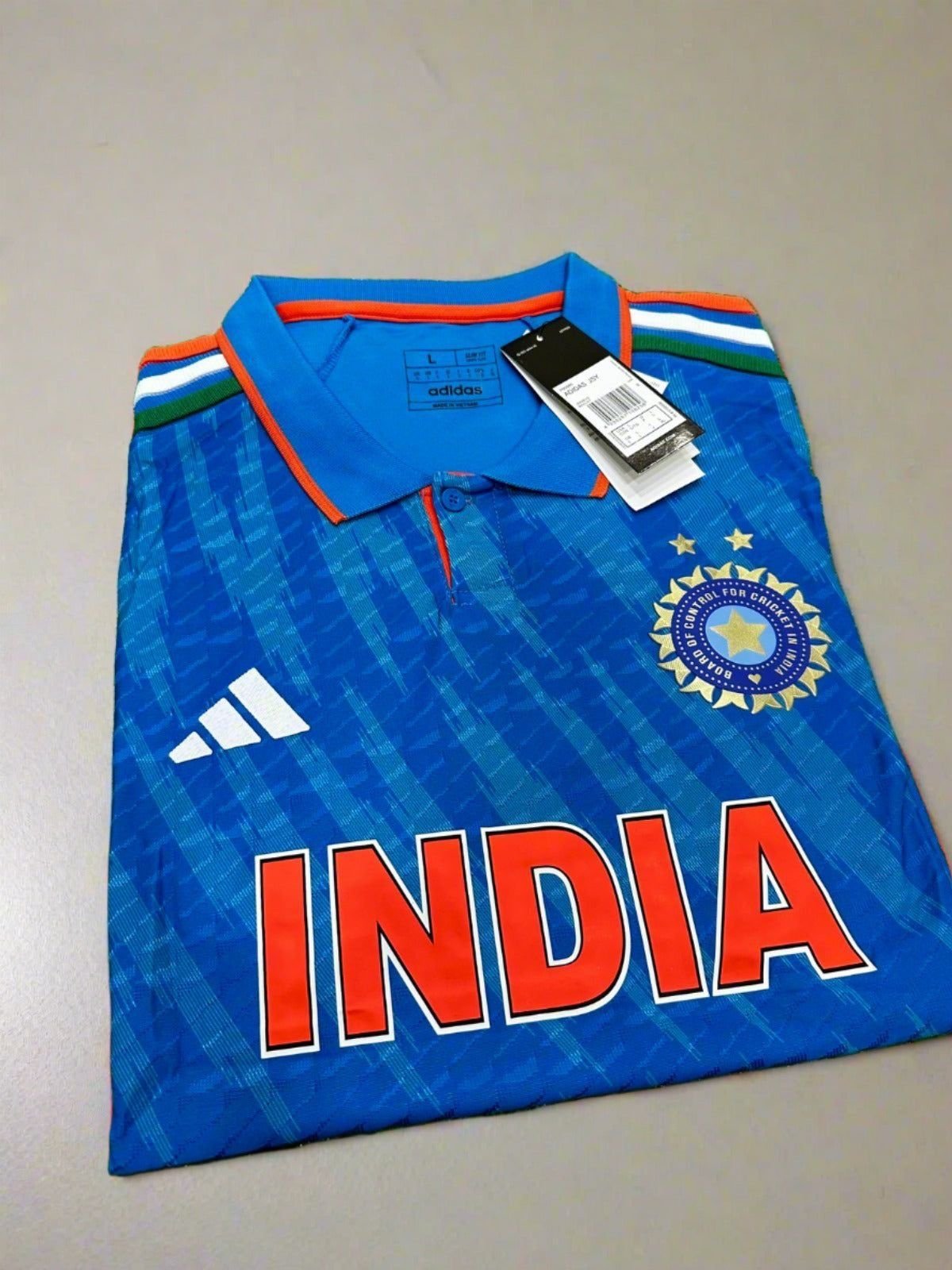 INDIA ODI TRI COLOR CRICKET JERSEY PLAYER VERSION