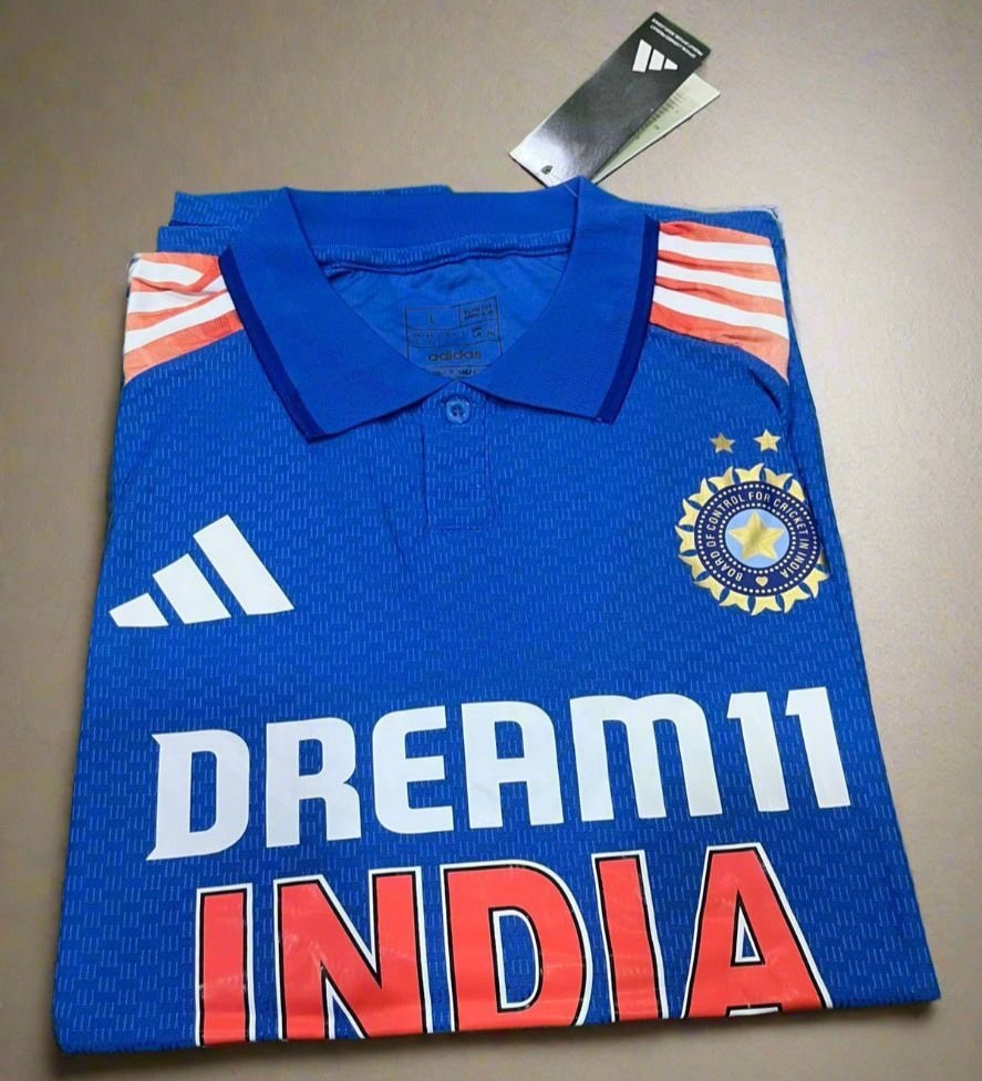 INDIA ODI DREAM 11 2024 CHAMPIONS TROPHY CRICKET JERSEY PLAYER VERSION