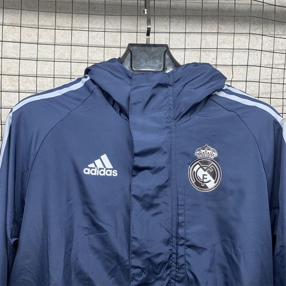REAL MADRID NAVY BLUE 24-25 WINDBREAKER