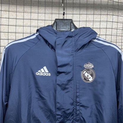 REAL MADRID NAVY BLUE 24-25 WINDBREAKER