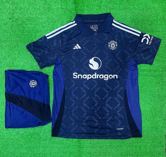 MANCHESTER UNITED AWAY 24-25 JERSEY KIT JERSEY AND SHORTS